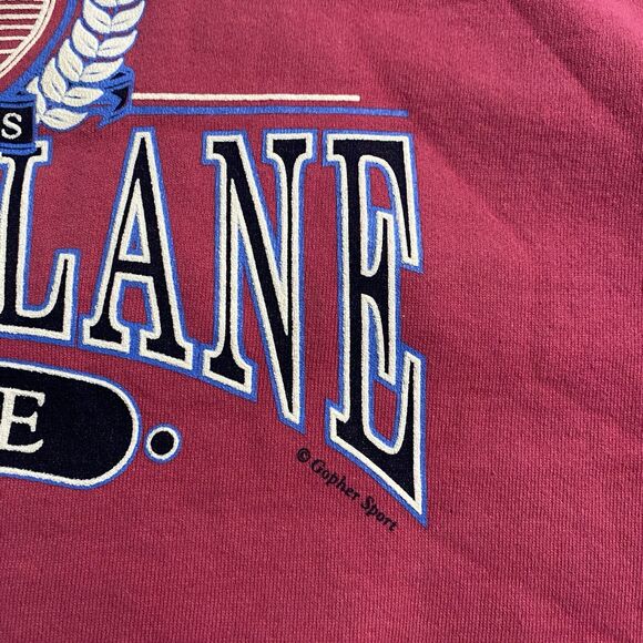 Vintage 90s Travel Graphic Crewneck Sweatshirt Pull Over Women’s 2X Pink - Picture 3 of 8